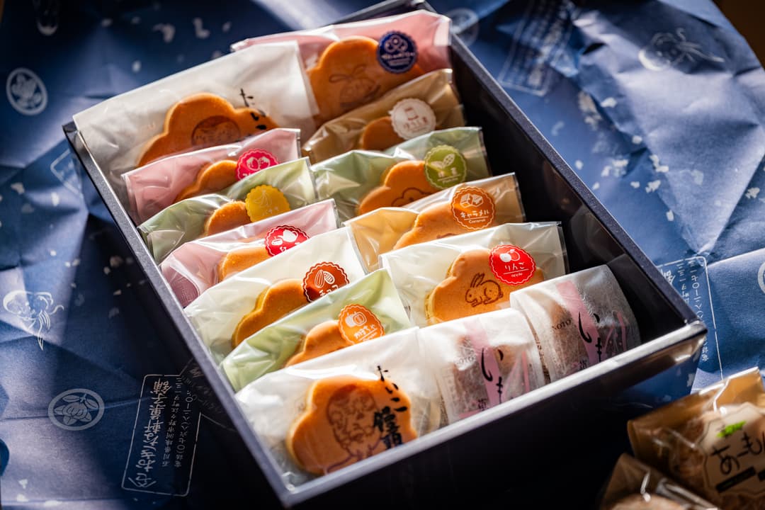 贈答用にも重宝される「たいこ饅頭」
