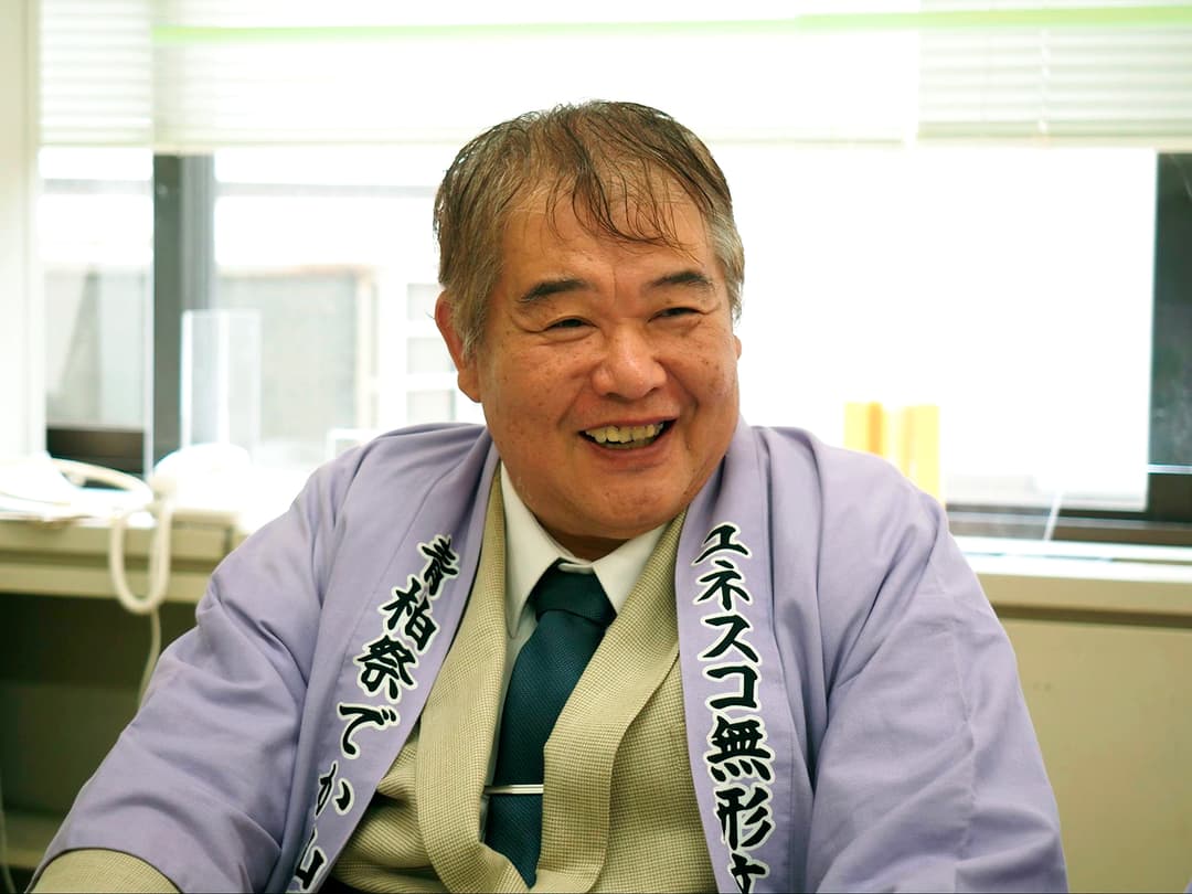 青柏祭でか山保存会副会長 藤橋和彦さん(鍛冶町でか山総代)