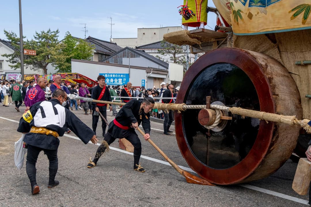 20年くらい前に作り替えられたというでか山の車輪(画像提供:佐原博之氏)