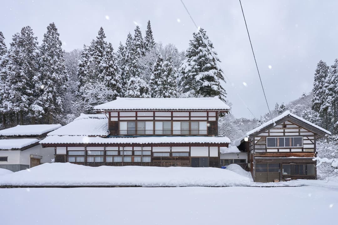 能登の雪景色