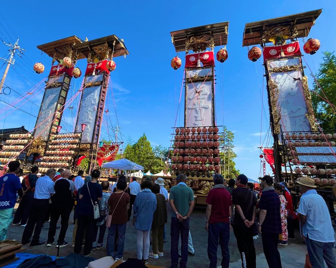2024年、2025年と「寺家(じけ)キリコ祭り」を催行。人々が神様に祈る姿が見られるようになったという(画像提供:猿女千鶴さん)