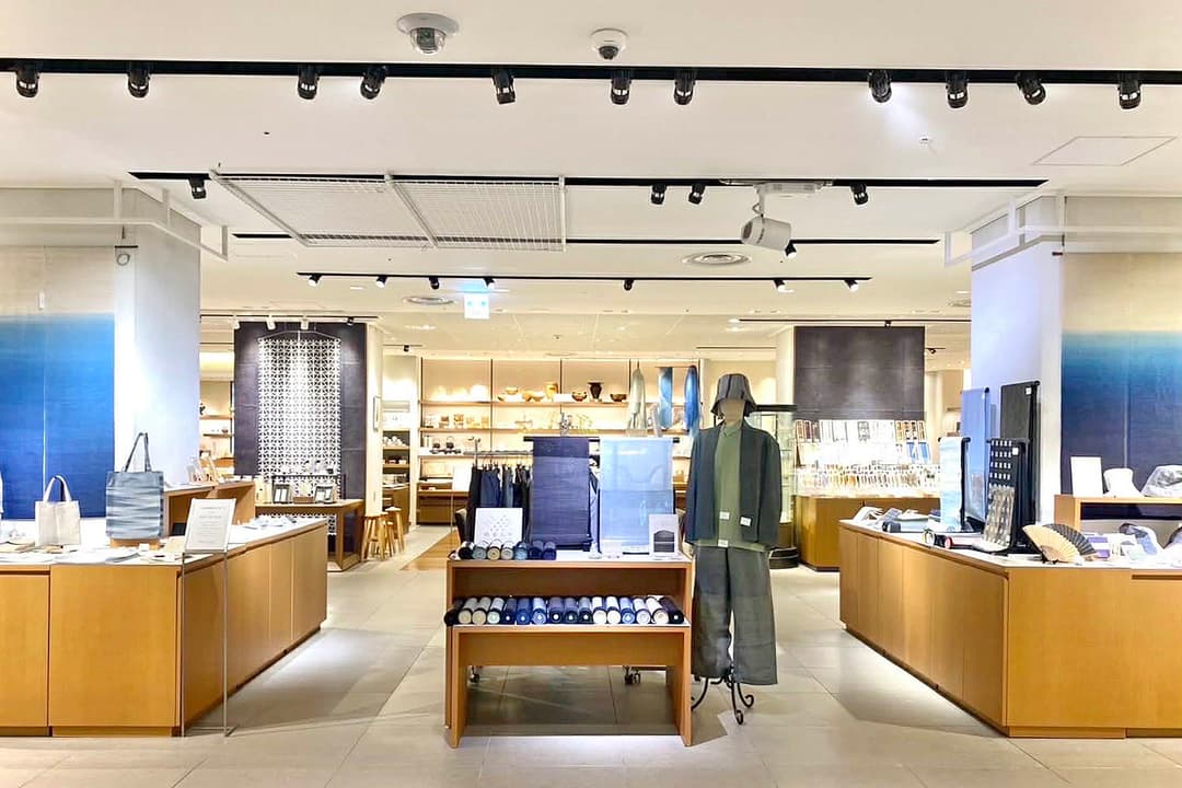 2025年8月に銀座三越で出展した「山崎麻織物工房がつくる能登上布の未来」