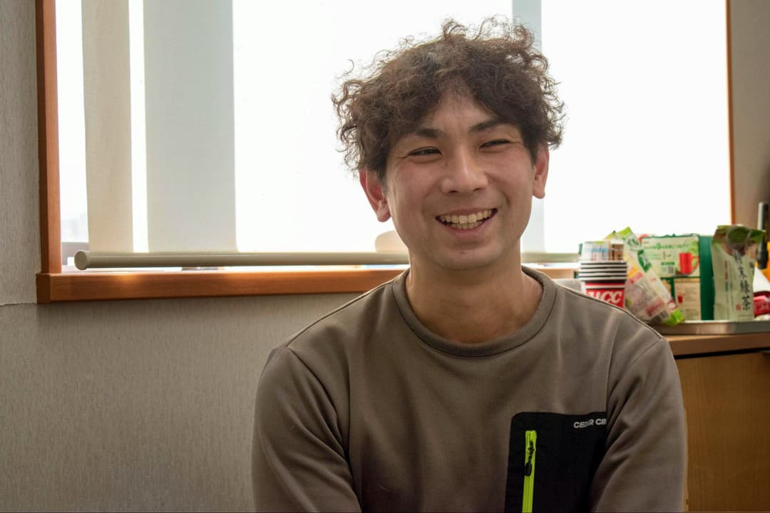 谷内孝行さん。生まれた場所にどっしり腰を据えて能登の未来を考えています
