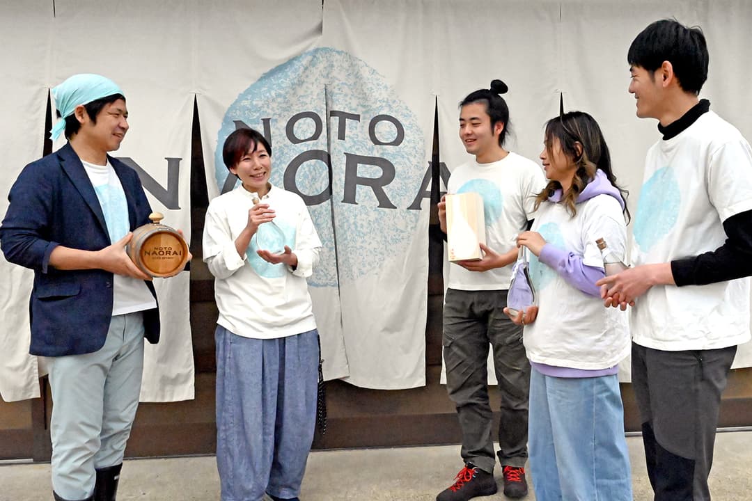 “NOTO Naorai”のスタッフは、能登への移住者が中心