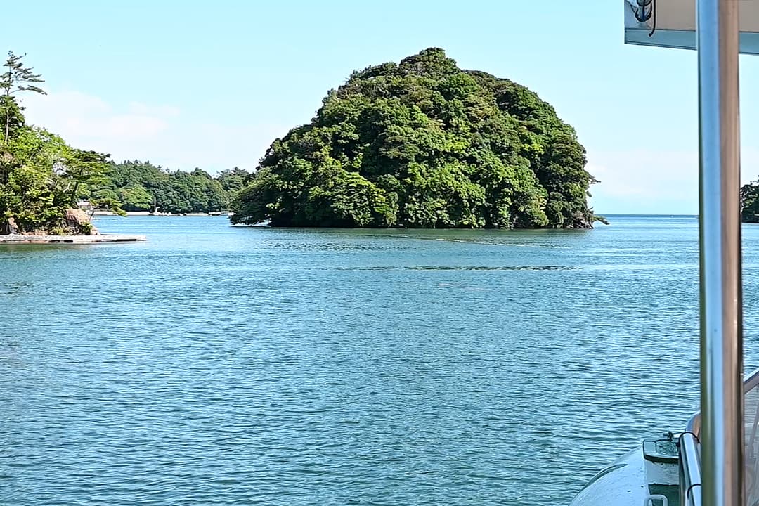 イカす丸でクルーズすると、陸からでは決して見ることができない特別な景色を眺められる