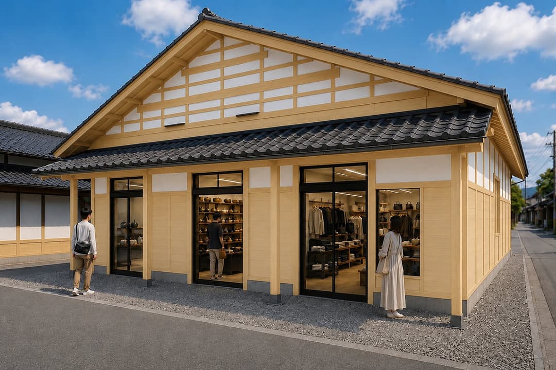 物販棟には器や洋服などを扱う店舗が入る予定(画像提供:輪島市本町商店街振興組合)