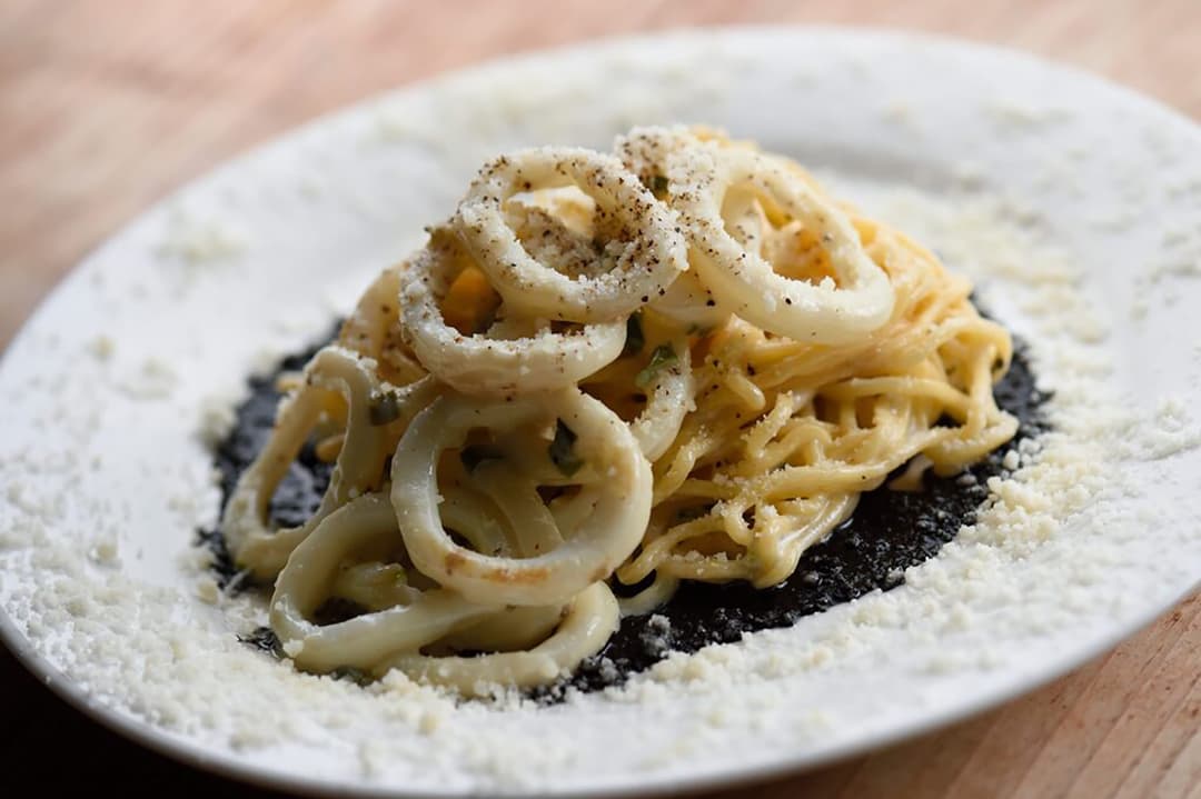 ベンさんが手がける能登の食材を生かしたイタリア料理の一例(船下さん提供)