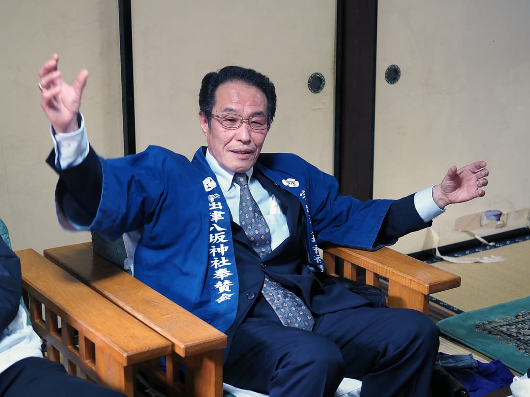 宇出津八坂神社奉賛会副会長 小浦 肇さん